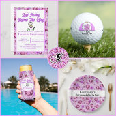 Bachelorette Party of Vrijgezellenfeest Golflavend Kaart