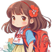 Terug naar school Norman Rockwell tekenstijl Crossbody Tas