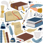 Stijlvolle eend in de stad spiraal Notitieboek