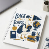 Retro Uil Terug naar School Koffiemok