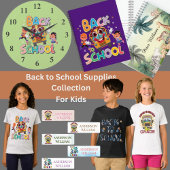 Funny Santa Personalized Bookplate Label voor Boek