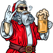 Bad Santa Claus, Rock, Beer en Cigar Koffiemok