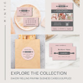 Minimalist Bakery Pink Visitekaartje