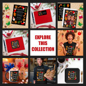 Baking Spirits Bright Gingerbrood kerstkoekje Vierkante Sticker