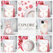 Elegant Dancer | Roze ballet Aangepast bedankt Bedankdoosjes