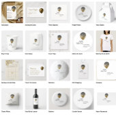 Baby Ballon Polka Dots Sparkles Glitz Dank je Informatiekaartje