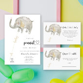 Elephant Balloon \ Late night diapers game Poster