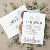 Baltimore Deco Skyline Wedding | Enkele namen Bedankdoosjes (Personaliseer deze collectie van deze onafhankelijke maker. Test)
