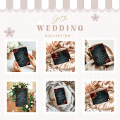 Barokke gotische bruiloft Romance Save The Date