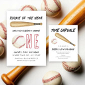 Honkbal Tijd Capsule 1e verjaardag Poster