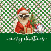 Baseball kerstthema schort