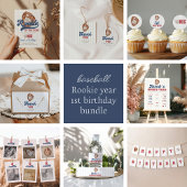 Honkbalhandschoen eerste verjaardag uitnodiging