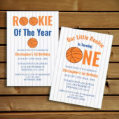 Rookie Basketball 1e verjaardag Spandoek