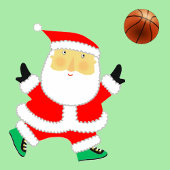 Basketbal Kerstfeest Kaart