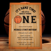 Basketball First Birthday Spandoek