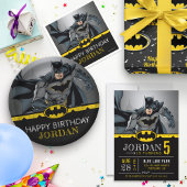 Batman | Chalkboard Happy Birthday Kartonnen Onderzetters