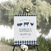 Navy Blue Honeycomb Paper Bord