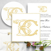 BEWERKBARE KLEUREN BC Monogram CB Monogram Sticker