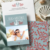 Kustadres Zeeen en groeten Rubberstempel