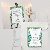 Tropische bladeren palm Greenery Wrapping Paper-bl Inpakpapier Vel