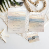 Beach Seaside Sunset bruiloft uitnodiging