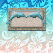 Beach Weddenschap Dolphin Luau Party Nautical Blue Stropdas