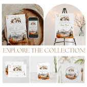 Beer Adventure Herfst Mountain Neutraal Baby showe Papieren Bordje