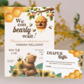 Mam naar Bee Barly Wachten Baby shower Bedankjes Labels