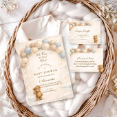 Bearly Wait Balloon Diapper Raffle Informatiekaartje