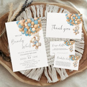 We kunnen bijna wachten op Teddy Balloon Raffle Ti Informatiekaartje