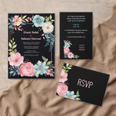 Mooie kleurrijke Waterverf bloemenbruiloft Servet (Personaliseer de collectie van deze zelfstandige maker.)