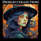 Uitnodiging van de Halloween Witch Party