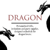 Mythische draak gepersonaliseerd post-it® notes