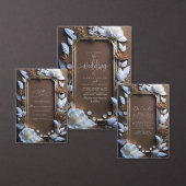 Mooie  Rozen met Gouden accent Details Informatiekaartje (Personaliseer de collectie van deze zelfstandige maker.)