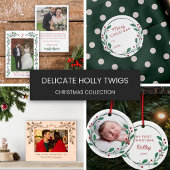 Hulsttakken Frame Kerst Retouradres Rubberstempel