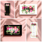 Beauty Florals Lash Extensions Black Loyalty Kaart
