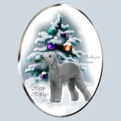 Bedlington Terrier Kerstmis Cadeaupapier