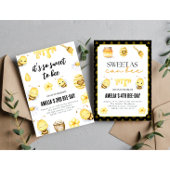 Zoet als kan verjaardagsuitnodiging elke leeftijd kaart