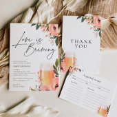 Bier Liefde is Brouwen Bruids Douche Uitnodiging