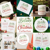 Believe in Magic of Christmas Family Photo Collage Legpuzzel