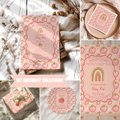 Berry Eerste Verjaardag 1e Verjaardag Aardbei Kaart