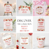 Berry Sweet First Birthday Cadeaulabel