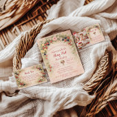 Berry First Garden 1st Birthday Kaart