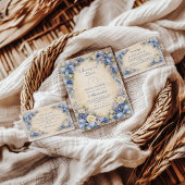 Berry in Love Blueberry Bridal Shower Bedankkaart