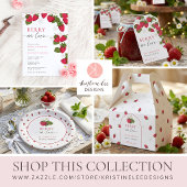 Besotted met Aardbei Bruidsfeest Welkom Spandoek