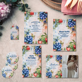 Berry Zoete Wilde Bessen & Bloemen Luier Raffle Informatiekaartje