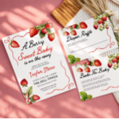 Advies en wensen Kaarten | Aardbei Baby shower