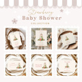 Berry Sweet Baby shower Registry Informatiekaartje