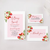 Berry Sweet Hoe groot is het buikteken van mama Poster