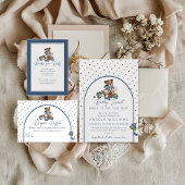 Blueberry Beer Baby Jongen Douche Boek Aanvraag Informatiekaartje